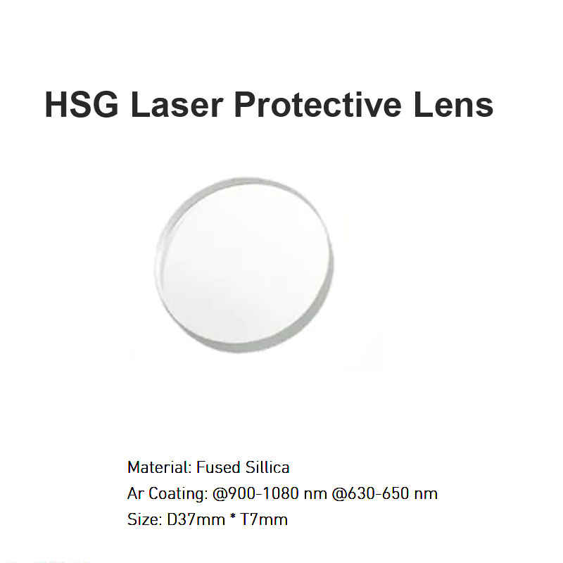 Lente protetora a laser HSG D37*T7mm 