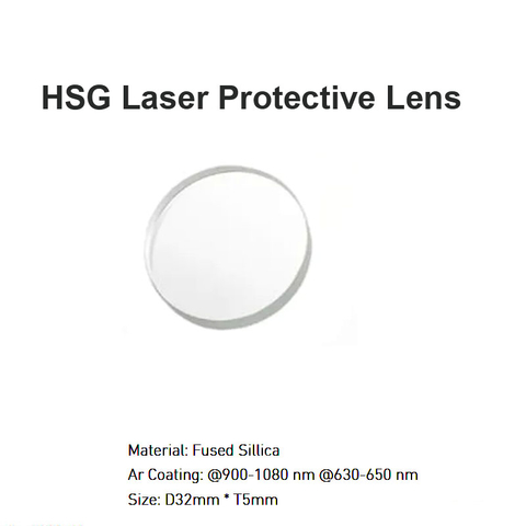 Lente protetora laser HSG D32 * T5mm 