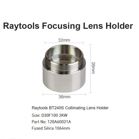 Suporte de lente de colimação Raytools BT240S D30 F100 
