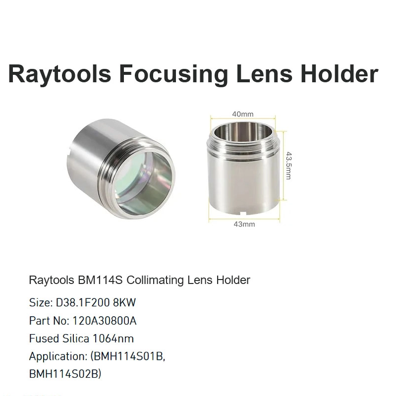 Suporte de lente de colimação Raytools BM114S D38.1 F200 8KW
