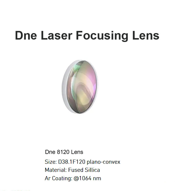 Lente de foco a laser Dne D38.1 F120