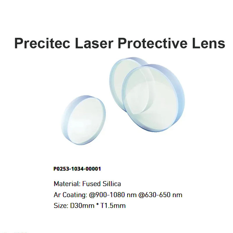 Lente protetora a laser Precitec D30 * T1.5mm 