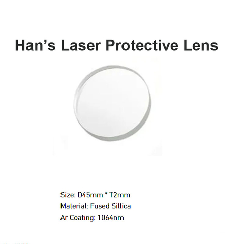 Lente protetora a laser Han D45 *T2mm