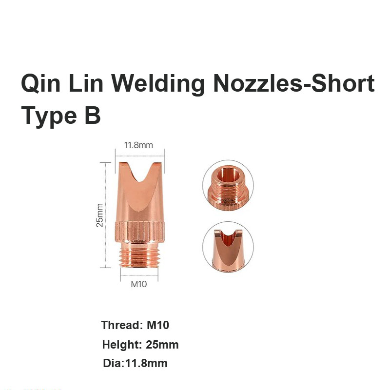 Bicos de soldagem Qin Lin - curtos tipo B