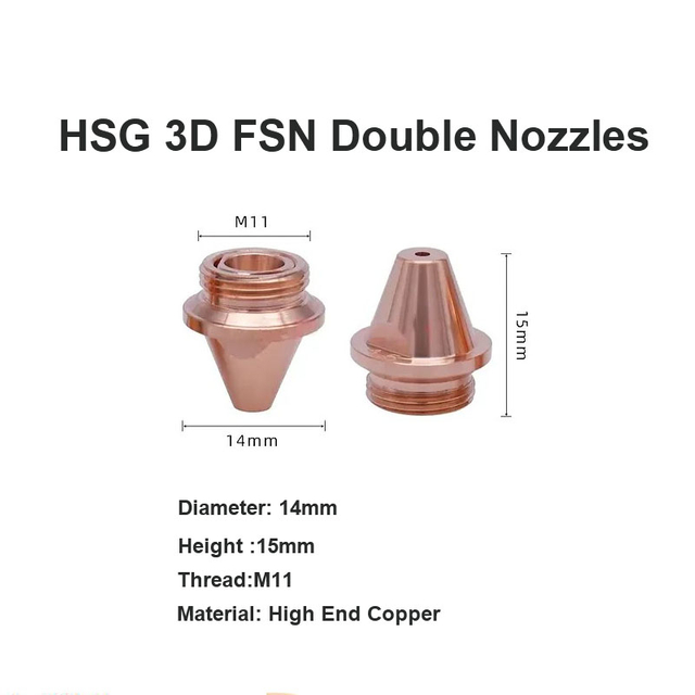 Bicos duplos HSG 3D FSN 