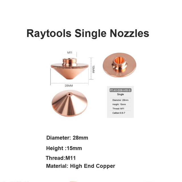 Bicos únicos Raytools PT-A1-D28-H15-S