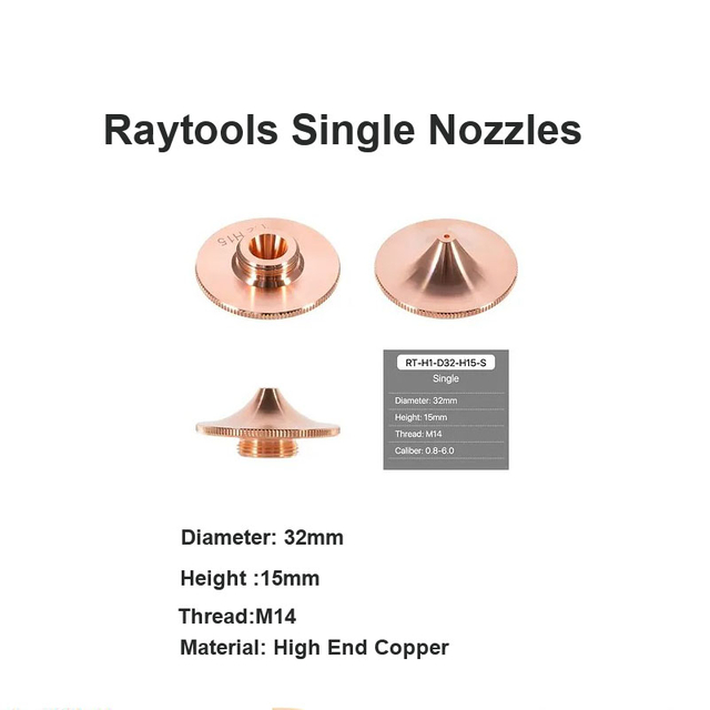 Bicos únicos Raytools RT-H1-D32-H15-S
