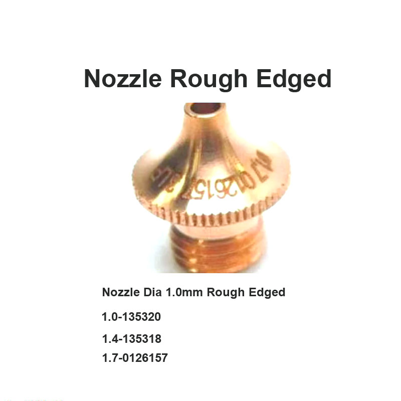 Bico Trumpf com arestas ásperas