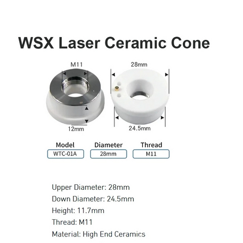 Cone Cerâmico Laser WSX D19.5mm