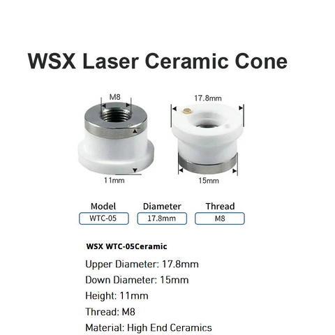 Cone Cerâmico Laser WSX D17.8mm