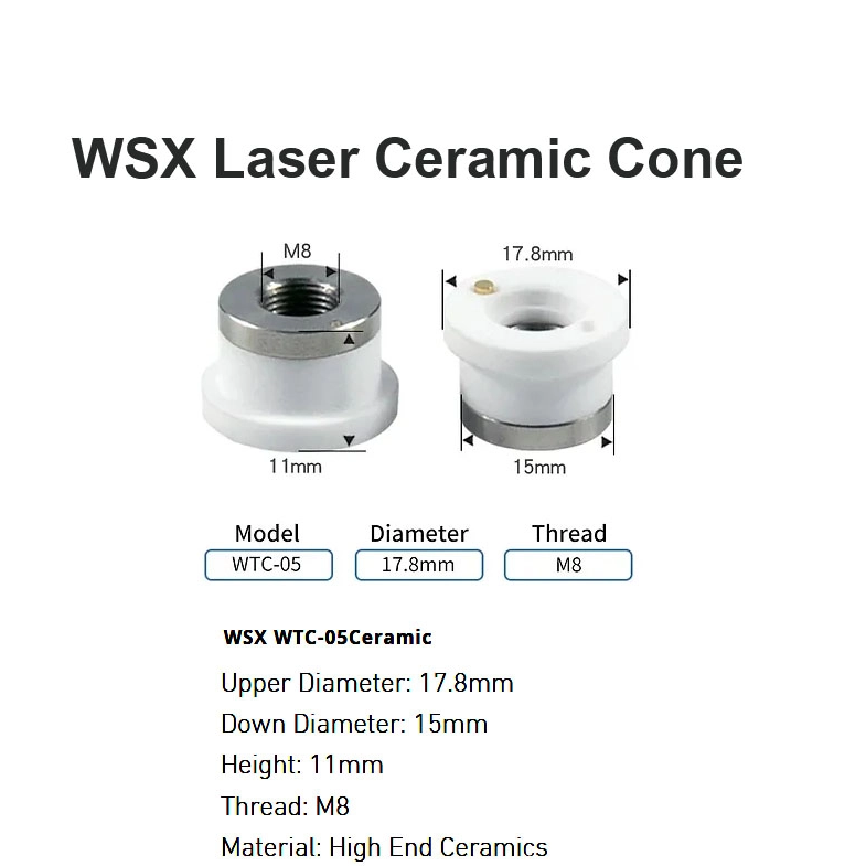Cone Cerâmico Laser WSX D17.8mm