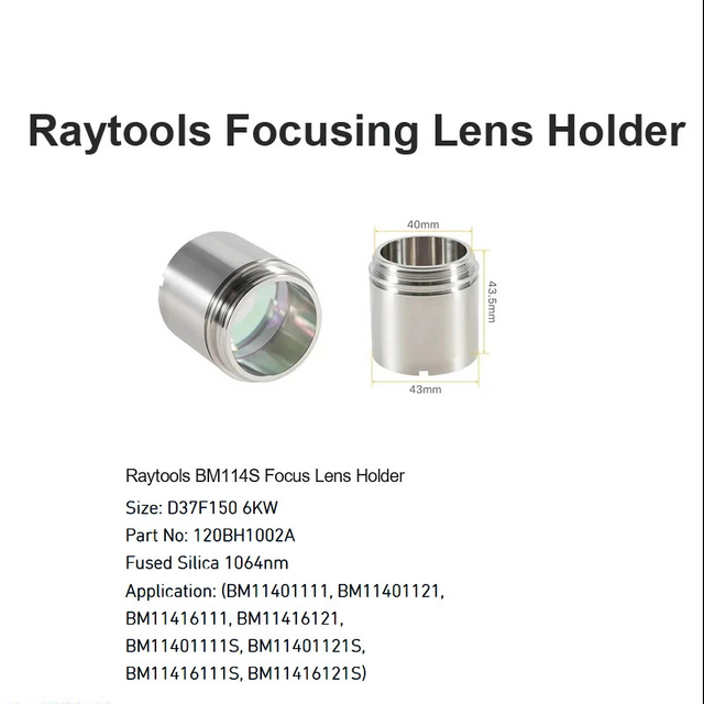 Suporte de lente de foco Raytools BM114S D37 F150 6KW