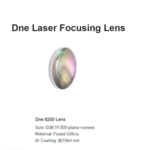 Lente de foco a laser Dne D38.1 F200